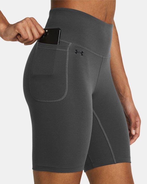 Women's UA Motion Bike Shorts in Gray image number 3